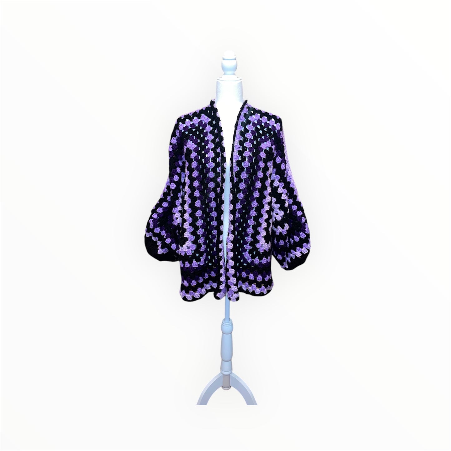 Oversized hexagon cardigan