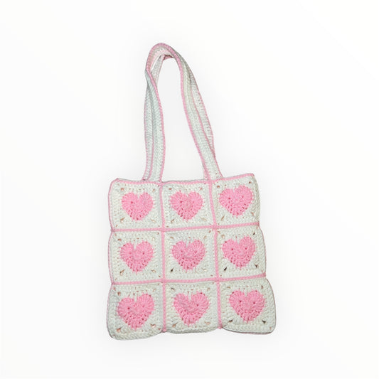 Heart tote bag